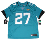 LEONARD FOURNETTE SIGNED JACKSONVILLE JAGUARS NIKE LIMITED #27 JERSEY PANINI