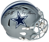 ROGER STAUBACH & DREW PEARSON SIGNED DALLAS COWBOYS FULL SIZE HELMET + HAIL MARY