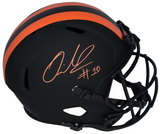 QUINSHON JUDKINS SIGNED CLEVELAND BROWNS ECLIPSE FULL SIZE SPEED HELMET BECKETT