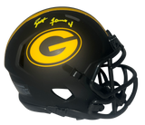 BRETT FAVRE AUTOGRAPHED GREEN BAY PACKERS ECLIPSE SPEED MINI HELMET BECKETT