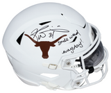 RICKY WILLIAMS SIGNED TEXAS LONGHORNS SPEEDFLEX MIDI HELMET SMOKE WEED EVERYDAY