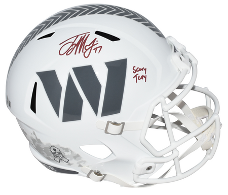 TERRY McLAURIN SIGNED WASHINGTON COMMANDERS AUTHENTIC SPEED HELMET BECKETT
