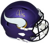 JUSTIN JEFFERSON AUTOGRAPHED MINNESOTA VIKINGS FULL SIZE SPEED HELMET BECKETT