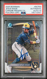 JESUS MADE SIGNED 2025 BOWMAN CHROME PROSPECTS 1ST ROOKIE RC PSA AUTO 10