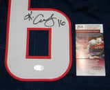 KEKE COUTEE AUTOGRAPHED SIGNED HOUSTON TEXANS #16 NAVY JERSEY JSA
