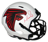 MATT RYAN SIGNED ATLANTA FALCONS LUNAR FULL SIZE SPEED HELMET BECKETT