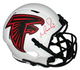 MATT RYAN SIGNED ATLANTA FALCONS LUNAR FULL SIZE SPEED HELMET BECKETT