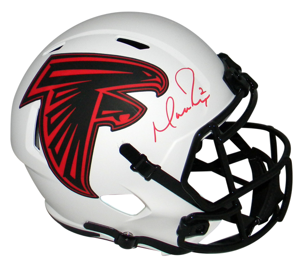 MATT RYAN SIGNED ATLANTA FALCONS LUNAR FULL SIZE SPEED HELMET BECKETT