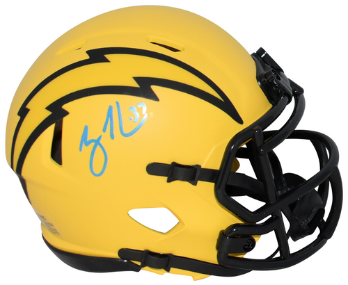 RODNEY HARRISON SIGNED LOS ANGELES CHARGERS RAVE SPEED MINI HELMET BECKETT