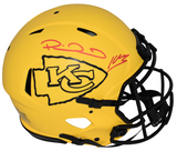 PATRICK MAHOMES & KENNETH WALKER SIGNED KANSAS CITY CHIEFS RAVE AUTHENTIC HELMET