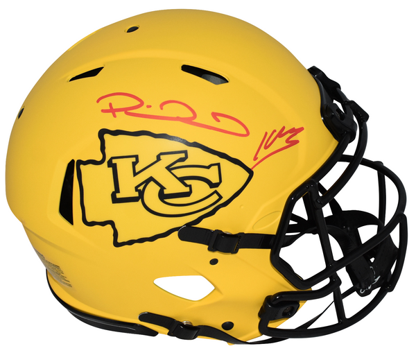 PATRICK MAHOMES & KENNETH WALKER SIGNED KANSAS CITY CHIEFS RAVE AUTHENTIC HELMET