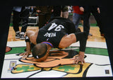 PAUL PIERCE SIGNED AUTOGRAPHED CELTICS 16x20 PHOTO JSA W/ THANK YOU BOSTON