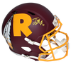 TERRY McLAURIN SIGNED WASHINGTON REDSKINS COMMANDERS FULL SIZE AMP HELMET BAS