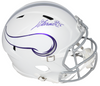 DALLAS TURNER AUTOGRAPHED MINNESOTA VIKINGS WHITE FULL SIZE HELMET BECKETT