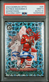 PATRICK MAHOMES SIGNED 2023 PANINI DONRUSS OPTIC DOWNTOWN #D6 PSA 9 AUTO 10