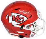 PATRICK MAHOMES SIGNED KANSAS CITY CHIEFS AUTHENTIC SPEEDFLEX HELMET BECKETT