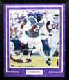 TREVONE BOYKIN SIGNED TCU HORNED FROGS 16x20 FRAMED PHOTO COA