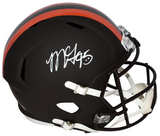MYLES GARRETT SIGNED CLEVELAND BROWNS 2025 ALT FULL SIZE SPEED HELMET BECKETT