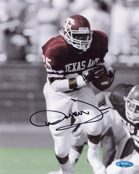 ALFONZO DENNARD SIGNED AUTOGRAPHED NEBRASKA CORNHUSKERS 8x10 PHOTO COA
