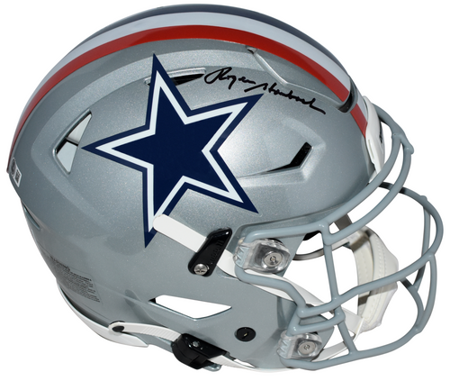 ROGER STAUBACH SIGNED DALLAS COWBOYS 1976 AUTHENTIC SPEEDFLEX HELMET BECKETT