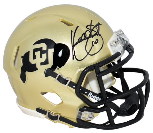 KORDELL STEWART AUTOGRAPHED COLORADO BUFFALOES SPEED MINI HELMET BECKETT