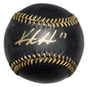 KESTON HIURA SIGNED LOS ANGELES DODGERS BLACK GOLD OFFICIAL MLB BASEBALL BECKETT