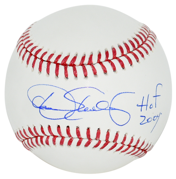 DENNIS ECKERSLEY SIGNED ATHLETICS OFFICIAL RAWLINGS MLB BASEBALL W/ HOF 2004