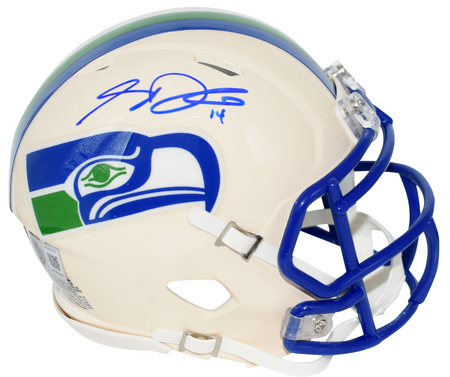 ROQUAN SMITH SIGNED BALTIMORE RAVENS 2026 BLACK SPEED MINI HELMET BECKETT