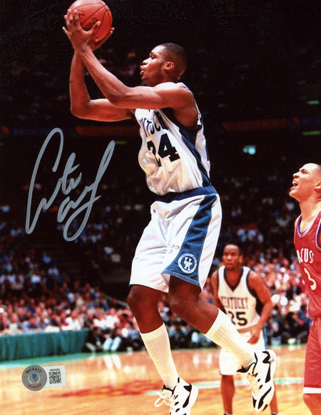 PAUL PIERCE AUTOGRAPHED SIGNED KANSAS JAYHAWKS 8x10 PHOTO JSA