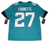 LEONARD FOURNETTE SIGNED JACKSONVILLE JAGUARS NIKE LIMITED #27 JERSEY PANINI