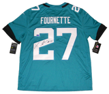 LEONARD FOURNETTE SIGNED JACKSONVILLE JAGUARS NIKE LIMITED #27 JERSEY PANINI