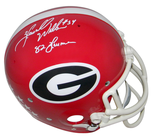 HERSCHEL WALKER AUTOGRAPHED GEORGIA BULLDOGS AUTHENTIC RK THROWBACK HELMET JSA
