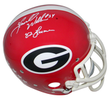 HERSCHEL WALKER AUTOGRAPHED GEORGIA BULLDOGS AUTHENTIC RK THROWBACK HELMET JSA