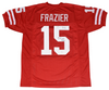 TOMMIE FRAZIER AUTOGRAPHED NEBRASKA CORNHUSKERS #12 RED JERSEY JSA