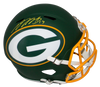 DAVANTE ADAMS SIGNED GREEN BAY PACKERS AMP FULL SIZE SPEED HELMET JSA