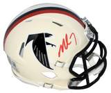 MICHAEL VICK AUTOGRAPHED ATLANTA FALCONS RETRO SPEED MINI HELMET BECKETT