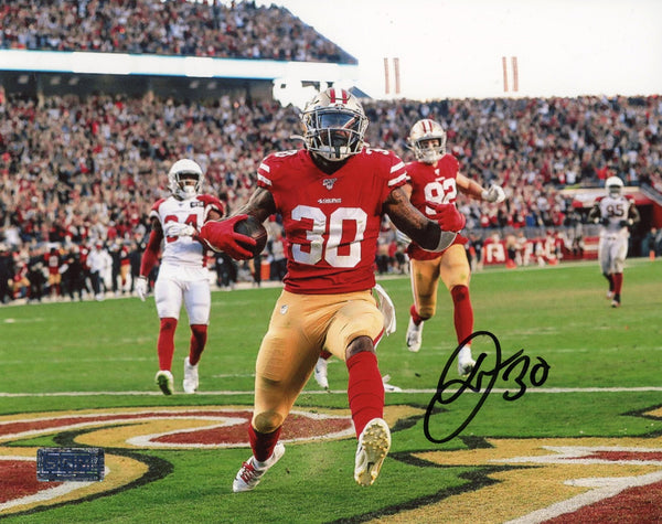 JEFF WILSON JR AUTOGRAPHED SAN FRANCISCO 49ERS 8x10 PHOTO COA