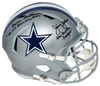 JIMMY JOHNSON & BARRY SWITZER SIGNED DALLAS COWBOYS FULL SIZE HELMET W/ QUOTES