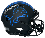 AMON-RA ST BROWN AUTOGRAPHED DETROIT LIONS AUTHENTIC ECLIPSE HELMET BECKETT