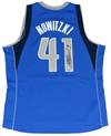 DIRK NOWITZKI SIGNED DALLAS MAVERICKS #41 MITCHELL & NESS JERSEY FANATICS