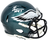ELI STOWERS AUTOGRAPHED PHILADELPHIA EAGLES SPEED MINI HELMET BECKETT