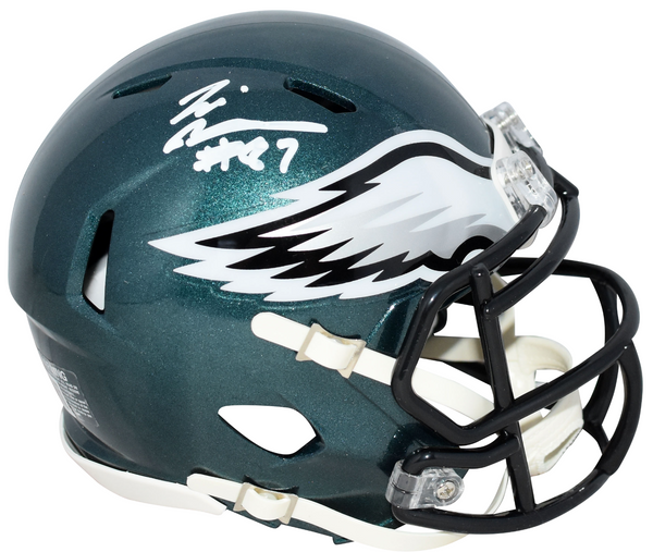 ELI STOWERS AUTOGRAPHED PHILADELPHIA EAGLES SPEED MINI HELMET BECKETT