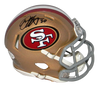 JEFF WILSON JR AUTOGRAPHED SIGNED SAN FRANCISCO 49ERS SPEED MINI HELMET BECKETT