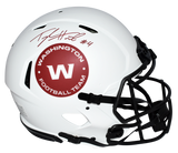 TAYLOR HEINICKE SIGNED WASHINGTON FOOTBALL TEAM FULL SIZE LUNAR HELMET BECKETT