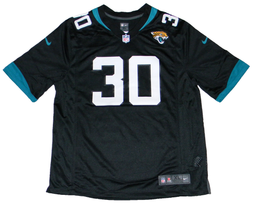 JAMES ROBINSON AUTOGRAPHED SIGNED JACKONSVILLE JAGUARS #30 NIKE JERSEY BECKETT