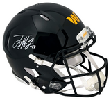 TERRY McLAURIN SIGNED WASHINGTON COMMANDERS BLACK AUTHENTIC SPEED HELMET BECKETT