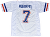 DANNY WUERFFEL AUTOGRAPHED SIGNED FLORIDA GATORS #7 WHITE JERSEY W/ 96 HEISMAN
