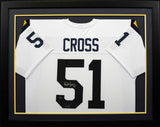 RANDY CROSS AUTOGRAPHED UCLA BRUINS #51 FRAMED JERSEY COA