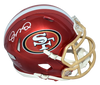 JOE MONTANA SIGNED SAN FRANCISCO 49ERS FLASH SPEED MINI HELMET FANATICS