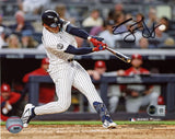 GEORGE LOMBARD JR SIGNED NEW YORK YANKEES 1ST HR 8x10 PHOTO BECKETT
